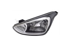 Far HYUNDAI I10 (BA), 01.2014-, partea stanga, TYC, tip bec H4+H7+PY21W+W5W; electric; cu motor; halogen; cu lumina pentru viraje statica