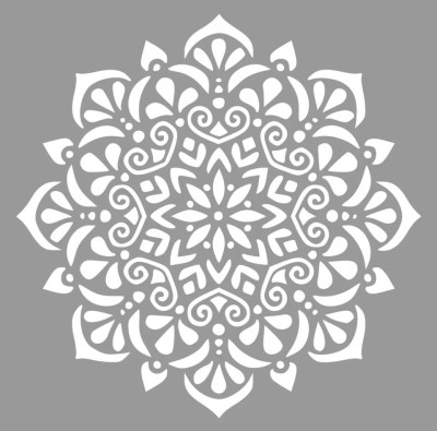 Sablon 290x290x0.7mm, Mandala Flower, Refolosibil MX70002 foto