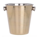 Frapiera cu manere, Inox, Auriu, 20x20 cm, Oem
