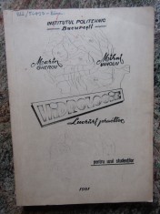 HIDROLOGIE LUCRARI PRACTICE - MARIN GHERGU MIHAI MANOLIU
