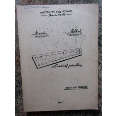 HIDROLOGIE LUCRARI PRACTICE - MARIN GHERGU MIHAI MANOLIU