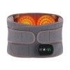 Centura electrica pentru abdomen, functie de incalzire, cu 3 niveluri temperatura, masaj cu vibratii, controler de afisare digitala, gri