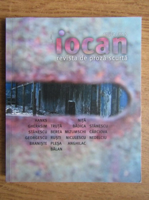 Iocan. Revista de proza scurta, anul 2, nr. 5 foto