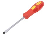 Șurubelniță plată BM GROUP SL 6 x 100mm, de impact, lungime totală 210mm