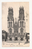 FV1 -Carte Postala - FRANTA - Nancy, Eglise Saint-Leon, circulata 1903, Fotografie