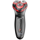 Aparat de ras electric Mesko MS 2926, Autonomie 30 minute, Indicator incarcare, 3 capete mobile, Negru