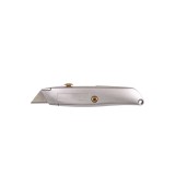 Cumpara ieftin Cutter din aluminiu, lama trapezoidala, argintiu