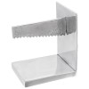 Suporturi pentru carti Gossi 2 buc argintii 11x14x17,5 cm aluminiu saw
