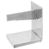 VidaXL Suporturi cărți 2 buc. argintiu 11x14x17,5cm aluminiu ferăstrău