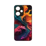 Husa BestCase&reg; Slim Glassy, Compatibila Cu OPPO A59 5G, Liquid Colors, G 1234