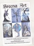 Bnk cp Carte postala promotionala - pliant turistic - Scotia - Breena Art, Necirculata, Regatul Unit, Printata