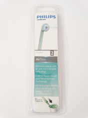 Set 2 rezerve capete irigator bucal Philips Sonicare AirFloss originale sigilate foto