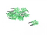 Set 10 Sigurante Auto Mini cu LED 30A, Indicare Ardere, 11mm, Piese Moto