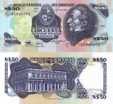 URUGUAY 50 nuevos pesos ND (1988-1989) UNC!!!