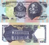 URUGUAY 50 nuevos pesos ND (1988-1989) UNC!!!