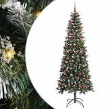vidaXL Brad de Crăciun artificial cu 300 LED Verde 86 x 86 x 210 cm 3395832