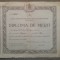 Diploma de merit Cassa Nationala de Economii si Cecuri Postale Bucuresti/ 1938