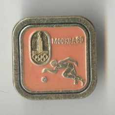 Insigna Olimpica a XXII Olimpiada Moscova Rusia 1980 - SPORT - HANDBAL