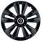 Set 4 capace roti pentru Renault Nou, model Terra Black, R16