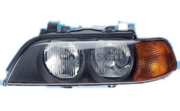 Far Bmw Seria 5 E39 01.1996-08.2000 BestAutoVest fata dreapta , semnalizare portocalie tip bec H7+HB3