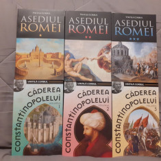 ASEDIUL ROMEI/CADEREA CONSTANTINOPOLELUI-VINTILA CORBUL (6 VOL)