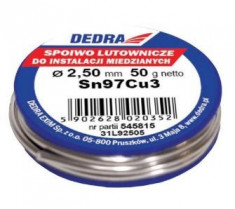 DEDRA Fludor 2.5 mm 50 g Sn97Cu3 foto