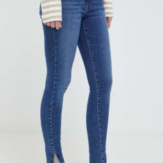 Levi's jeansi 720 SUPER SKINNY femei, culoarea albastru marin