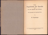 HST C6044 Von Organismus der Sprache .. 1920 Hamburger