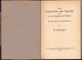 HST C6044 Von Organismus der Sprache .. 1920 Hamburger