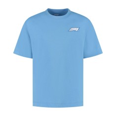 2025 Formula 1 Men&amp;acute;s Heritage Logo Blue T-shirt - XXL foto