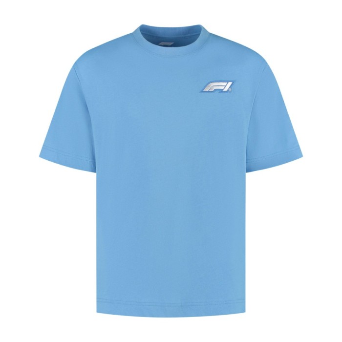 2025 Formula 1 Men&acute;s Heritage Logo Blue T-shirt - L