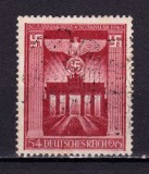 ✅ ( S44 ) Germania Reich 1943 &quot; 10 ani - preluarea puterii de Adolf Hitler &quot; serie completa Michel 829, stampila speciala vultur in diverse pozitii !