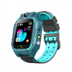 Ceas smartwatch Pentru Copii YQT-Q19W, Verde, Istoric traseu, Localizare GPS, Camera, Lanterna, Pedometru foto