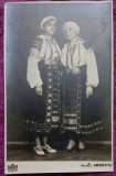 Carte Postala, Fotografie doua femei in port national romanesc, perioada interbelica