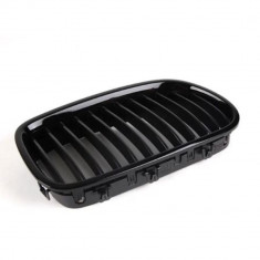 Grila radiator Bmw Seria 5 (F10/F11), 12.2009-2017 Model M-Pack, parte montare partea dreapta, negru lucios, 20190516, Aftermarket