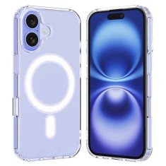 Husa iPhone 16 Techsuit MagSafe Pro, transparenta foto