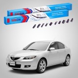 Cumpara ieftin Stergatoare Mazda 3 BK Facelift Sedan 2006-2009 Set Fata Flat Premium TeamCar