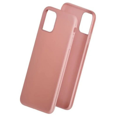 Husa Cover Silicon Mat 3mk pentru iPhone 13 Pro Max Roz foto