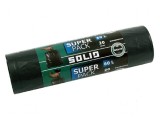 Saci gunoi LDPE neagră 60l 20buc Super Pack