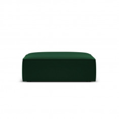 Taburet, Kaelle, Micadoni Home, BL, 100x80x38 cm, catifea, verde bottle