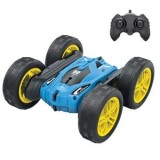 Masina Stunt cu 4 Roti, Telecomanda 2.4Ghz, Lumina, Albastra, CMCLASS