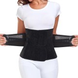 Centura Postpartum MAMODY, Banda Abdominala Recuperare Dupa Nastere si Cezariana, Diastaza, Reglabila, Respirabila, Negru, S/M