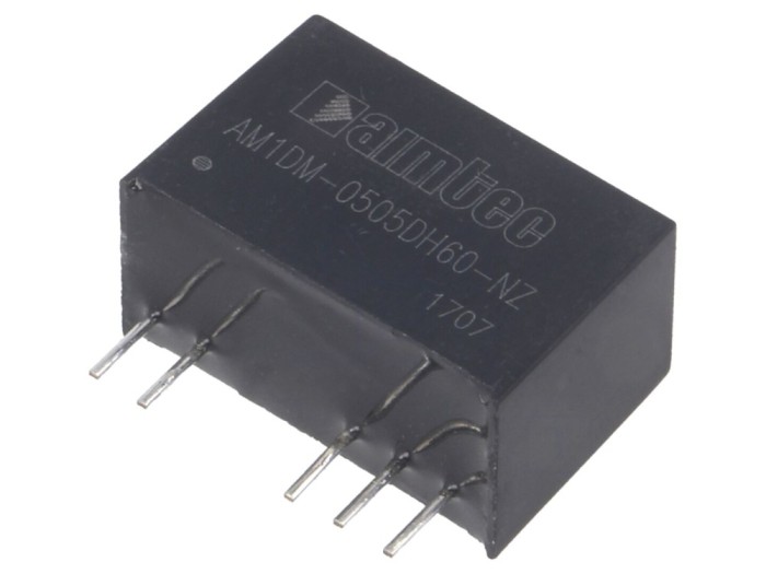 Convertor DC/DC 1W 5V/-5V SIP7