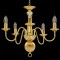 Candelabru, auriu, 5 becuri E14 - 5