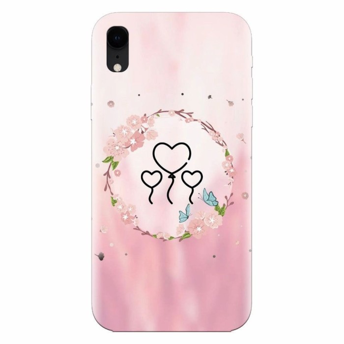 Husa silicon pentru Apple Iphone XR, Heart Baloons