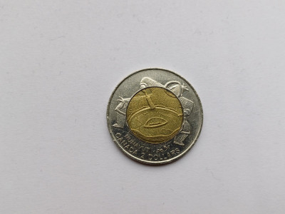 Canada 2 Dollars 1999-&amp;Icirc;ntemeierea Nunavutului foto