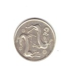 Moneda Cipru 2 cents/centi 1992, stare buna, curata