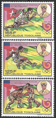 B1895 - Togo 1989 - Sport 3v.,neuzat perfecta stare foto