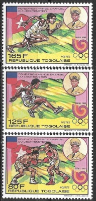 B1895 - Togo 1989 - Sport 3v.,neuzat perfecta stare foto