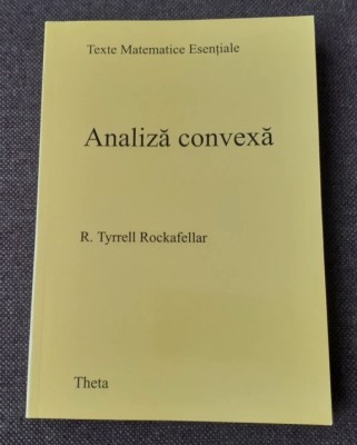 Analiza convexa R. Tyrrell Rockafellar foto